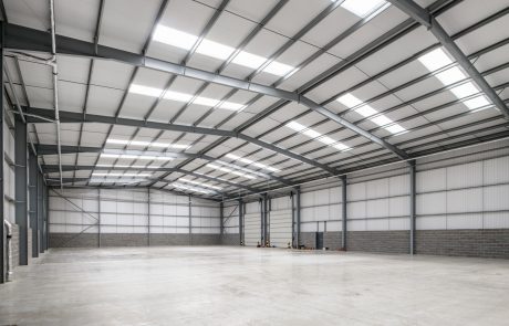 Internal warehouse shot of unit one at Jade Business Park