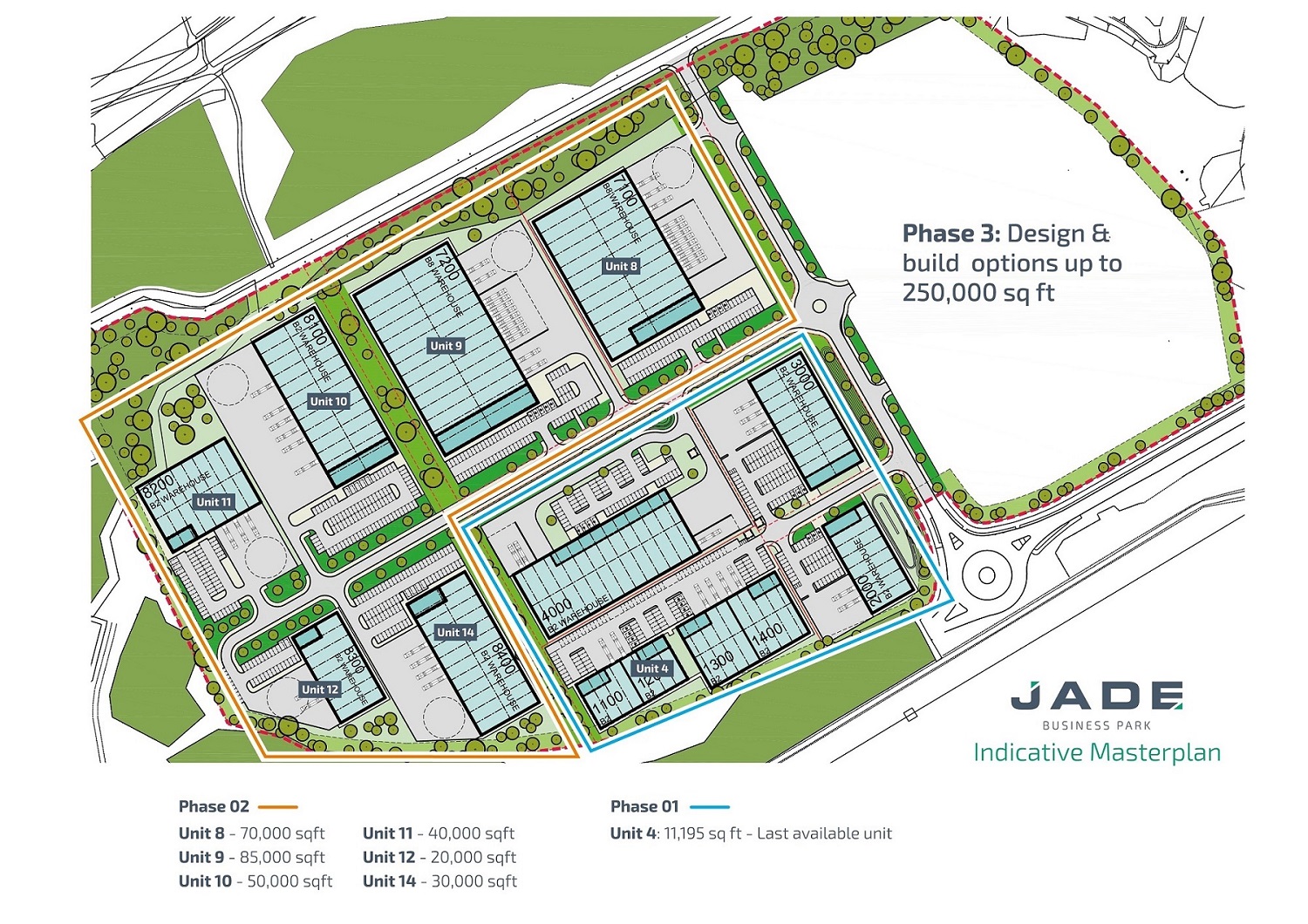 Jade Business Park Indicative Masterplan